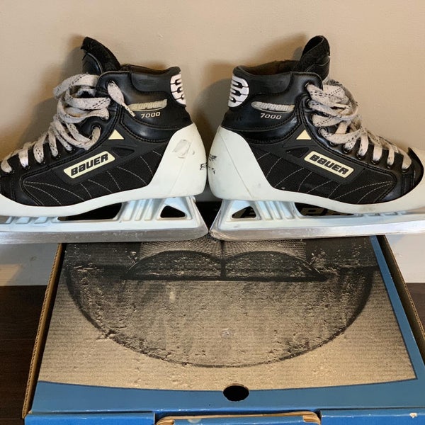 Senior Bauer Supreme 7000 D&R (Regular) Size 7 Hockey Goalie Skates