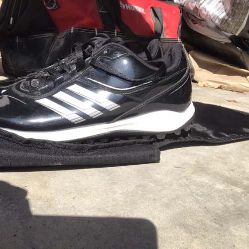 Black Unisex Molded Cleats Adidas Cleats