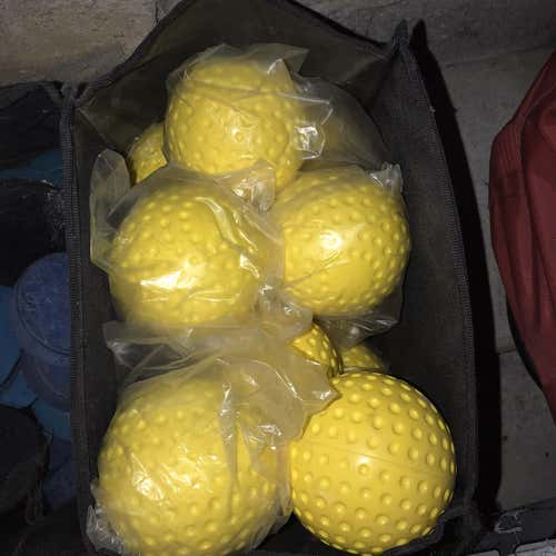 12 Pack Softball Batting Practice Balls