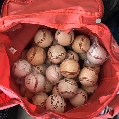 Used Wilson 36 Pack Baseballs