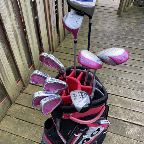 Women's Wilson Right Handed Ladies Flex Clubs (Full Set)