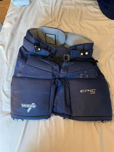 Barely Used Blue Junior Small Vaughn Epic 8400 Goalie Pants