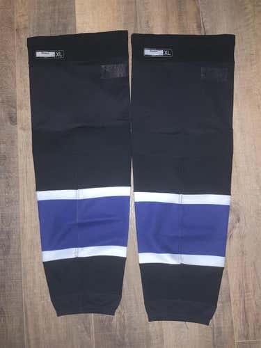 NHL Tampa Bay Lightning Defunct 3rd XL Reebok Pro Stock Socks