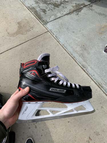 Used Senior Bauer Vapor 1X Goalie Skates Pro Stock Size 13