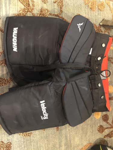 Black Senior XL Vaughn V5 7800 Hockey Goalie Pants