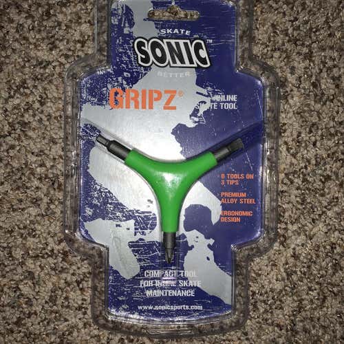 Green Sonic gripz Inline Skate Took