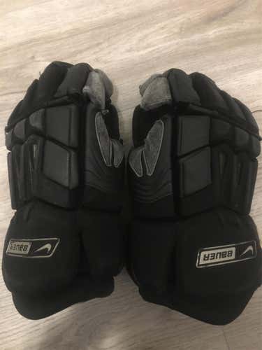 Black Used Bauer Supreme One90 14"  Gloves