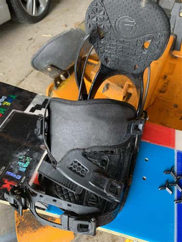 Men's Large Flow Freeride Snowboard Bindings