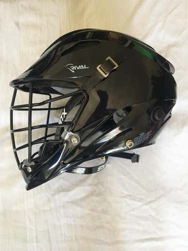 Black New STX Rival Helmet