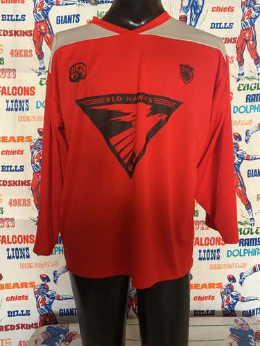 USBOXLA Jr. Mammoth & CCBL Jr. Red Hawks Red Youth XL  Jersey