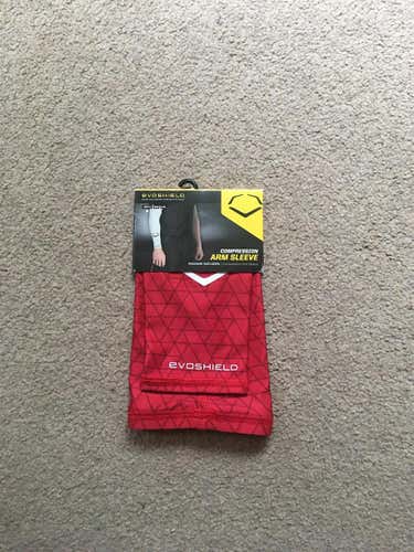 New EvoShield Arm Sleeve Men’s Large Red