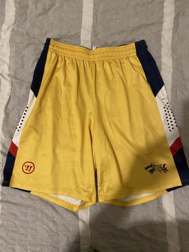 Yellow Drexel Men's Lacrosse Warrior Game Shorts