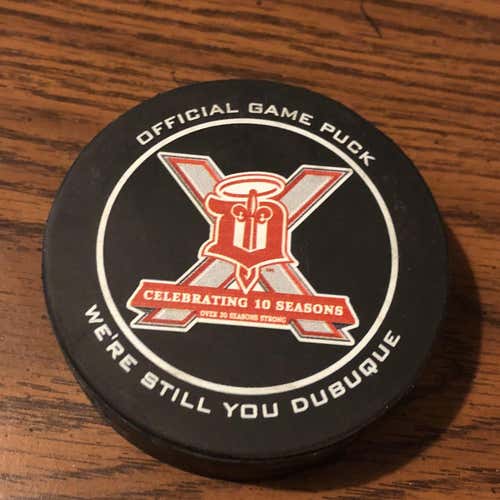 Dubuque Fighting Saints USHL Hockey Puck