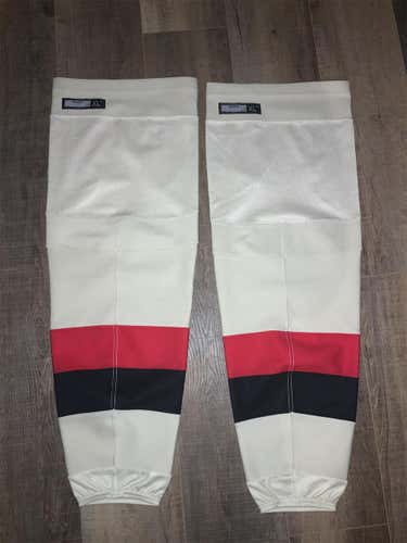 NHL OTTAWA XL+SENATORS HERITAGE RBK Pro Stock Socks
