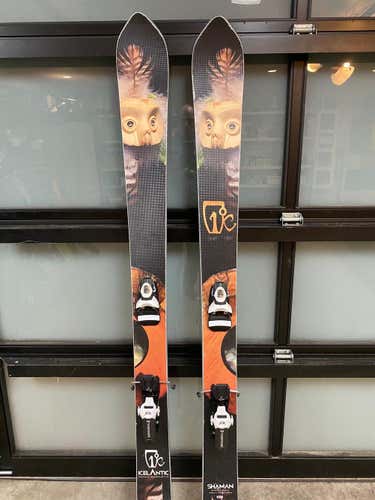 Icelantic 2014 Shaman 184 cm Skis With Bindings