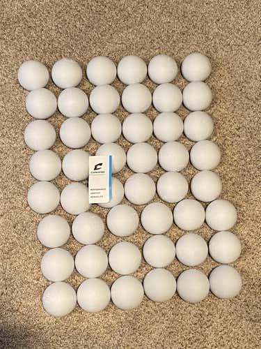 New White Lacrosse Balls (60 Pack)