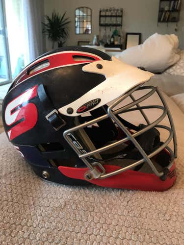 Blue Used Player Cascade CPRO Helmet