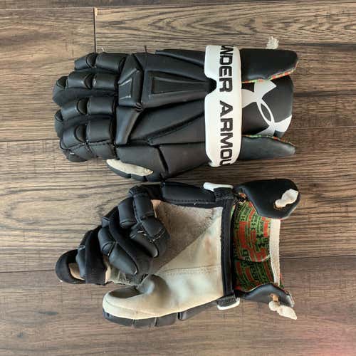 Used Edmonton Rush Under Armour Command Lacrosse Gloves