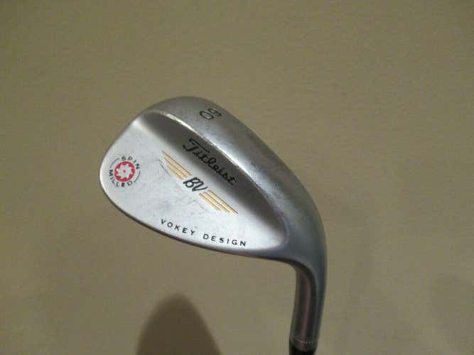 2009 TITLEIST VOKEY CHROME SPIN MILLED 60* LOB WEDGE 10* BOUNCE NEW GRIP