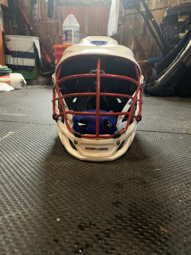 White Used Warrior Burn Helmet