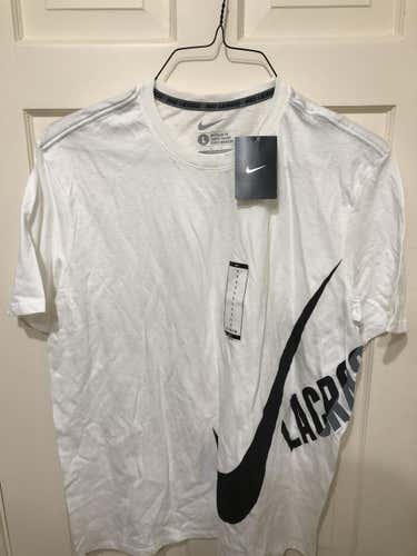 White Men's Adult New Large Nike Shirt