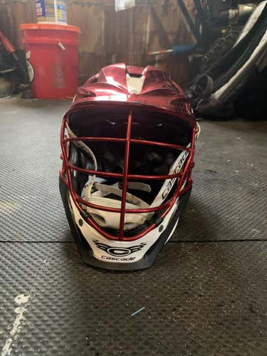 Red Used Cascade S Helmet