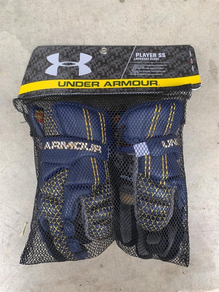 Blue New Under Armour 13" Lacrosse Gloves