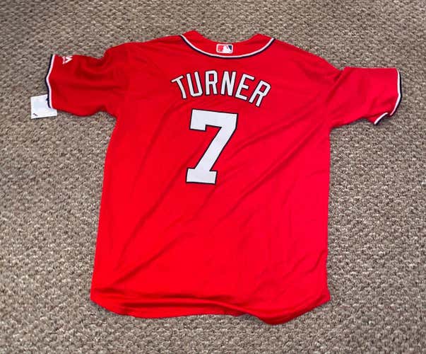 Trae Turner Washington Nationals Adult Large Jersey