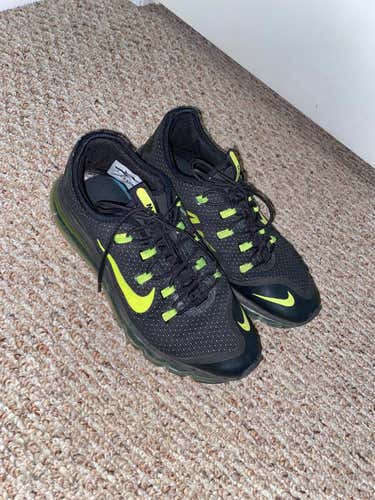 Nike Air Max More Black Volt Mens Shoes Sz 8 AR1994-00