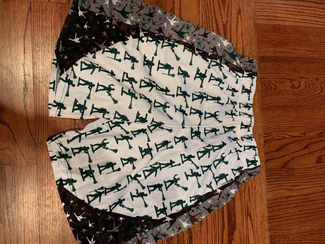 Lacrosse Unlimited Army Men And Swamp Donkey Shorts