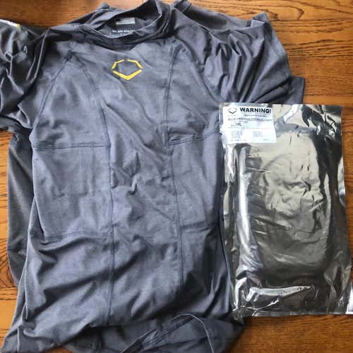 Men’s Adult XL Evo Shield Rib Protection And Compression  Shirt