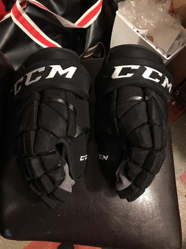 Black New CCM HG12 14" Pro Stock Gloves