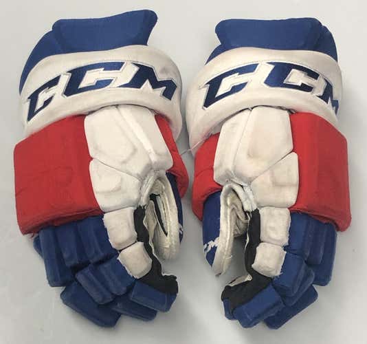 CCM HGSTPP Pro Stock Hockey Gloves 14" NHL Rangers used (22) (6098)