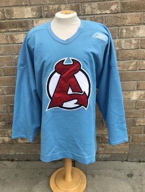 Details about Reebok Pro Stock Albany Devils Practice Jersey Player SKY BLUE 7376 Details about Reebok Pro Stock Albany Devils Practice Jersey Player SKY BLUE 7376