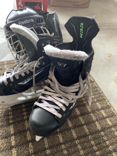 Senior Used Reebok Hockey Skates D&R (Regular) Pro Stock Size 10