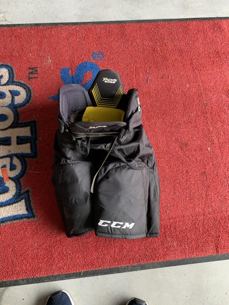 Black Junior New XL CCM Tacks 5092 Hockey Pants