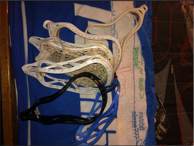 Used 7 Lacrosse Head Bundle
