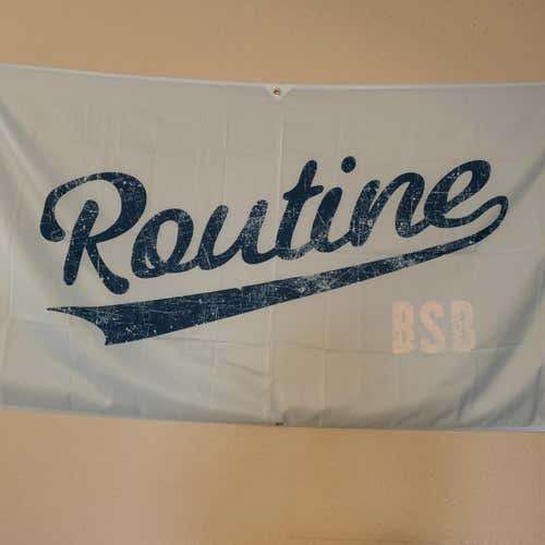 Routine Baseball Flag
