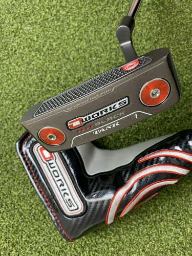 Odssey O-Works Black Tank 1 Putter, 35" RH