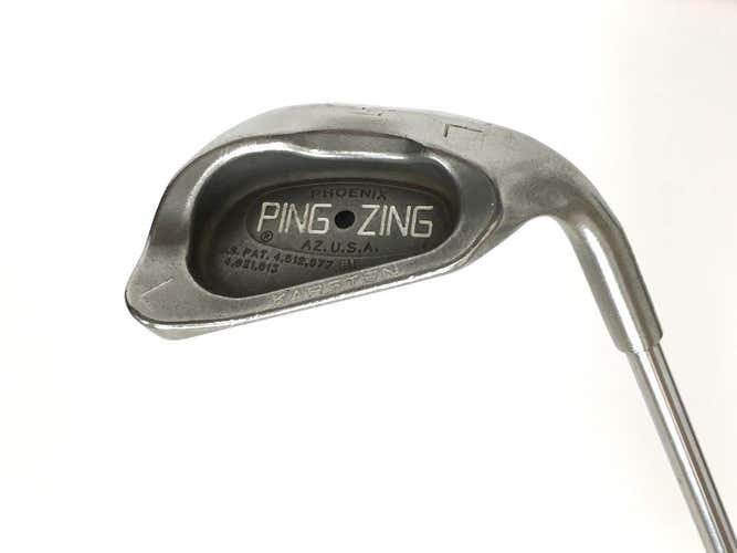 Used Ping Zing Black Dot Mens Right Lob Wedge Steel Stiff