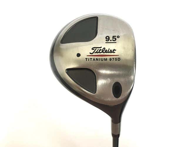 Used Titleist 975 D Mens Right 9.5 Degree Driver Graphite Stiff