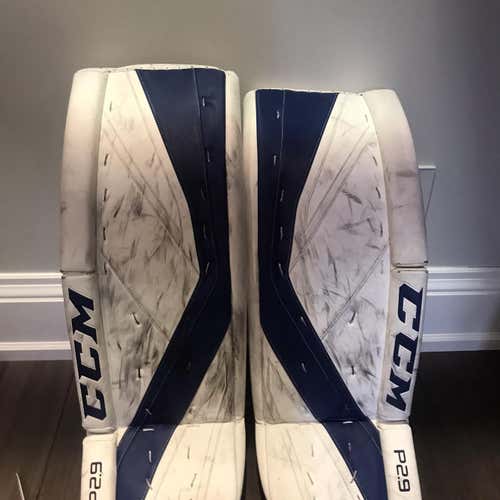 Royal Blue Used 33" CCM Premier P2.9  Goalie Pads