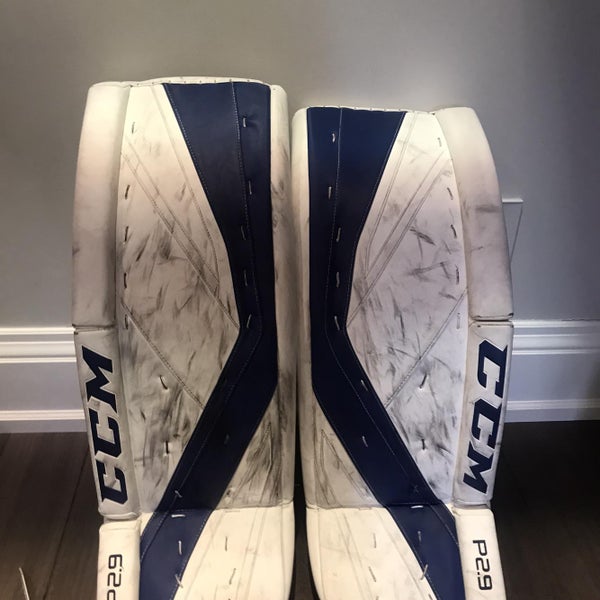 Royal Blue Used 33" CCM Premier P2.9 Goalie Pads
