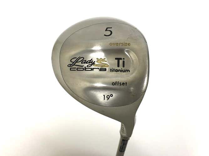 Used Lady Cobra Ti Womens Right 5 Wood Graphite Ladies