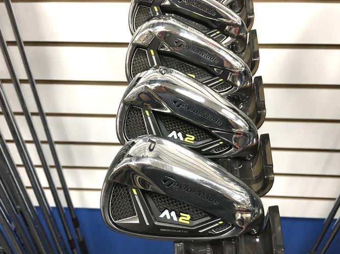 Used Taylormade M2 Mens Right Iron Set 4i-pw Steel Regular