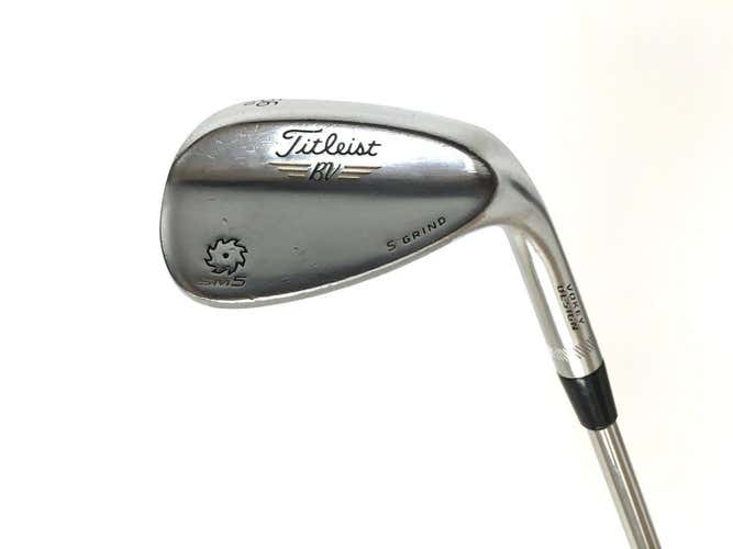 Used Titleist Bv Sm5 S Grind Mens Right 56 Degree Wedge Steel Stiff