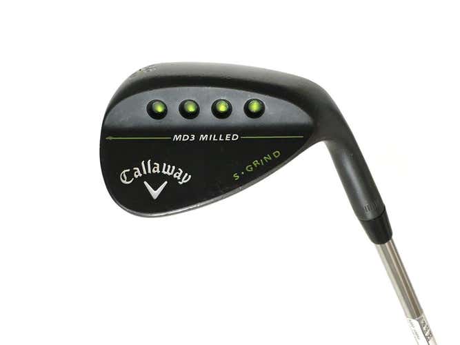 Used Callaway Md3 Milled Sgrind Mens Right 56 Degree Wedge Steel Stiff