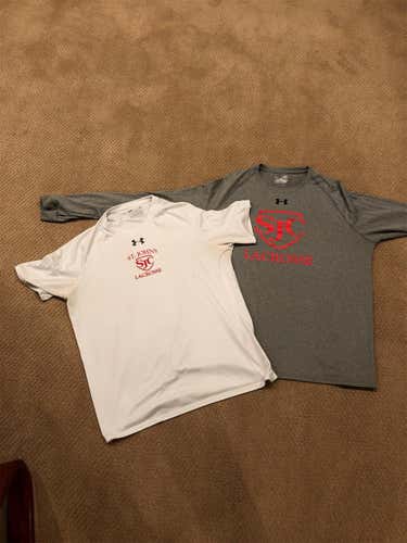 St Johns Lacrosse Adult Large & Xl Under Armour Shirt