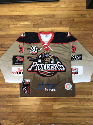2013 AHM Ladner Pioneers Box Lacrosse Jersey (Adult Large - NEW)