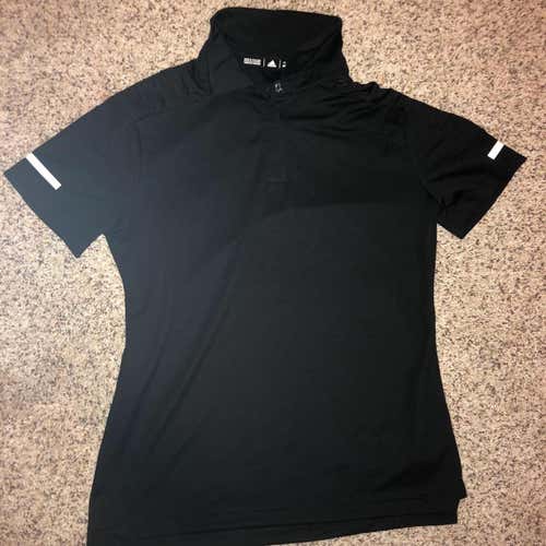 *NEW* Black Men's Collard Adidas Shirt / Medium